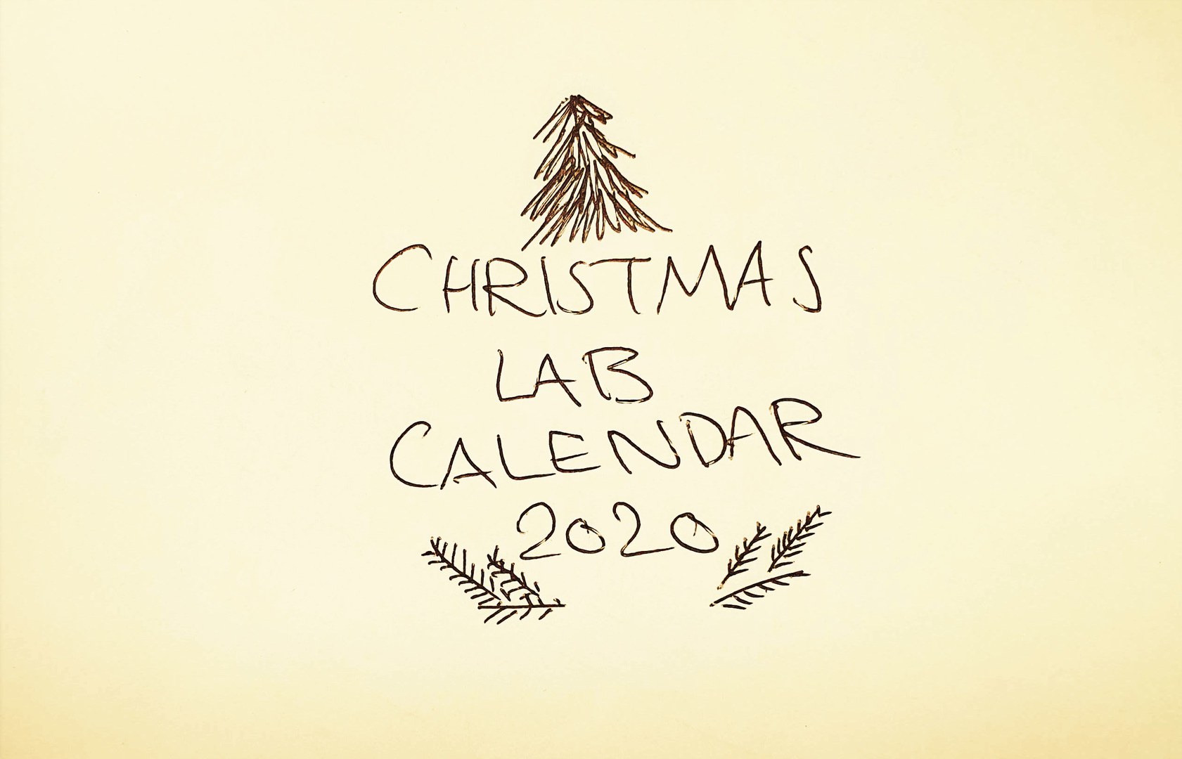 Christmas calendar 2020