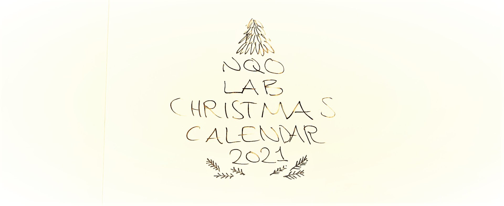 NQO Lab Christmas Calendar 2021 - winner!