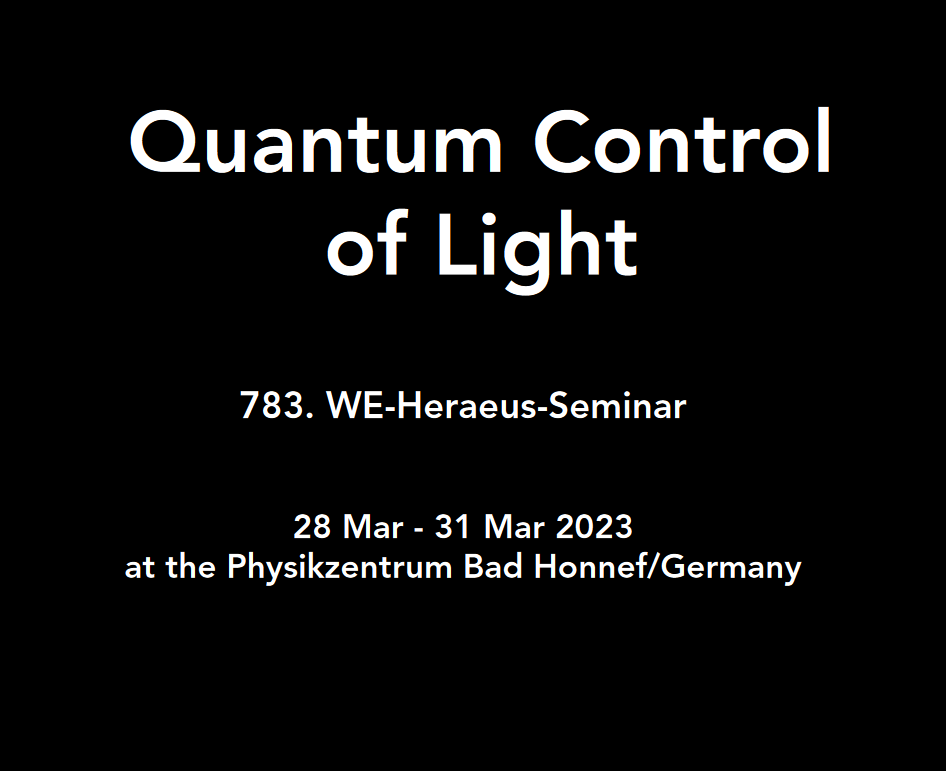 Quantum Control of Light